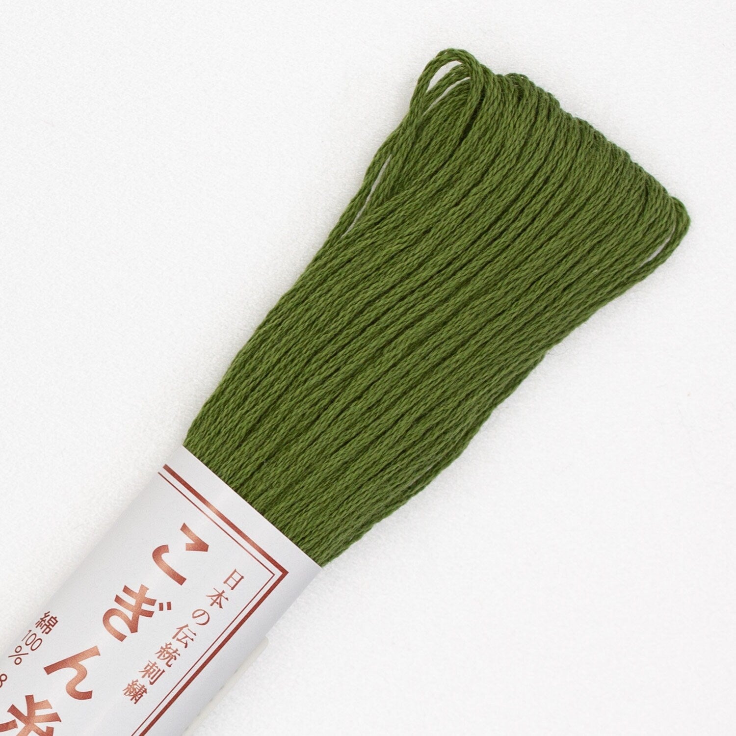 Olympus - Cotton Kogin Thread 18m Skein - #218 Sage Green
