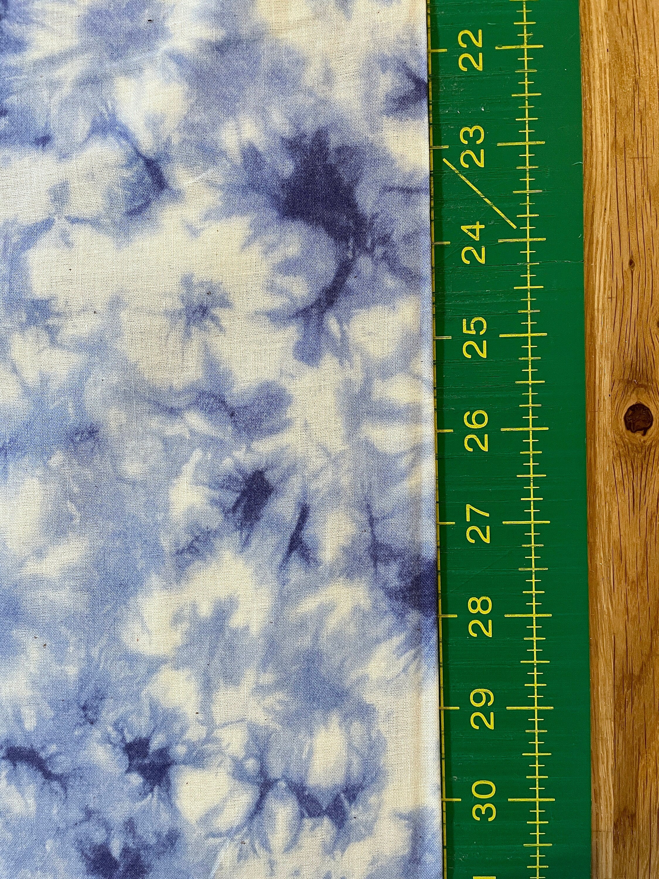 Kokka shibori-style tie-dye Japanese cotton fabric LGA-41070-1-A blue
