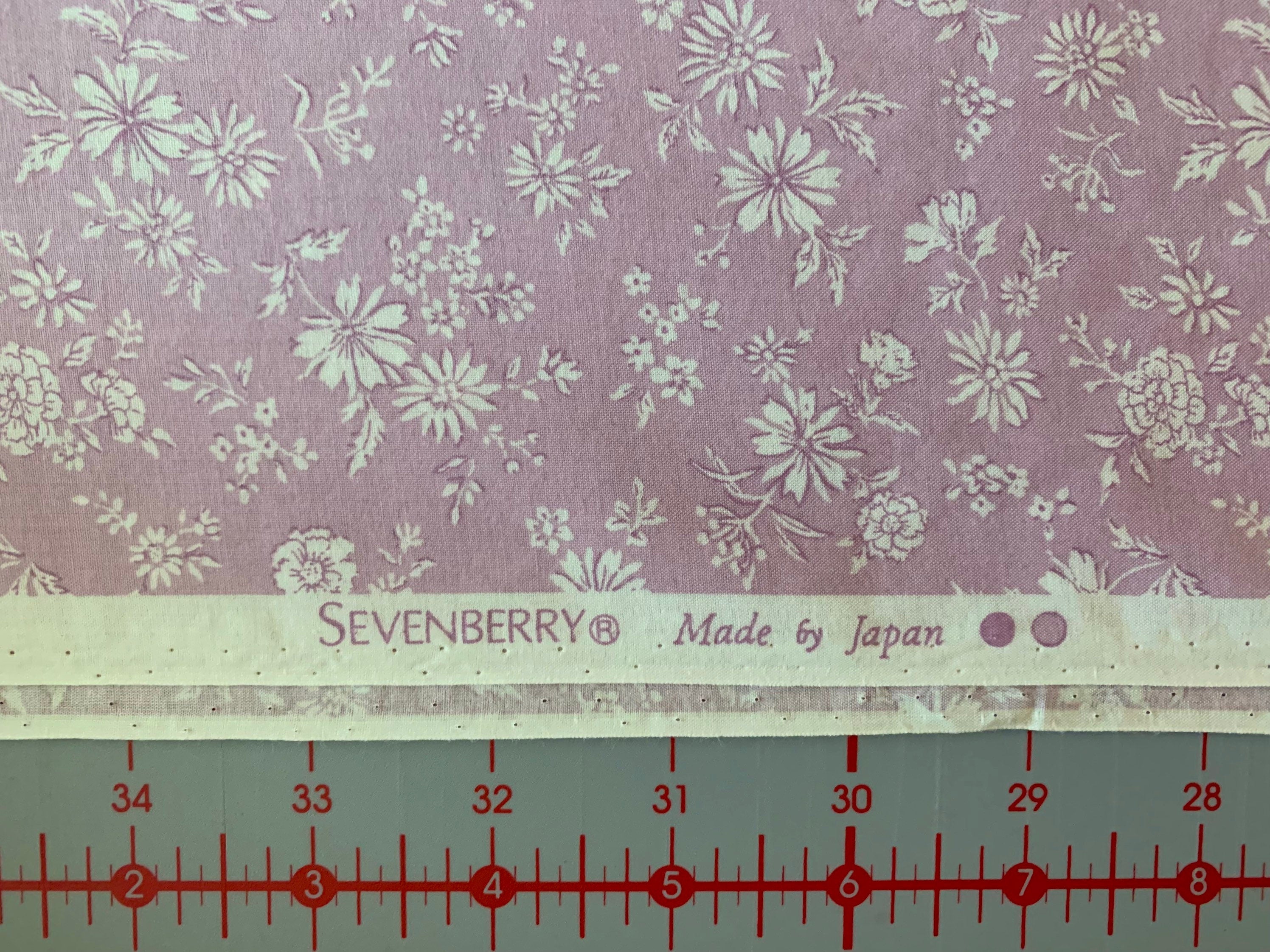 Sevenberry - SALE Petite Floral Cotton Poplin Fabric - Pink