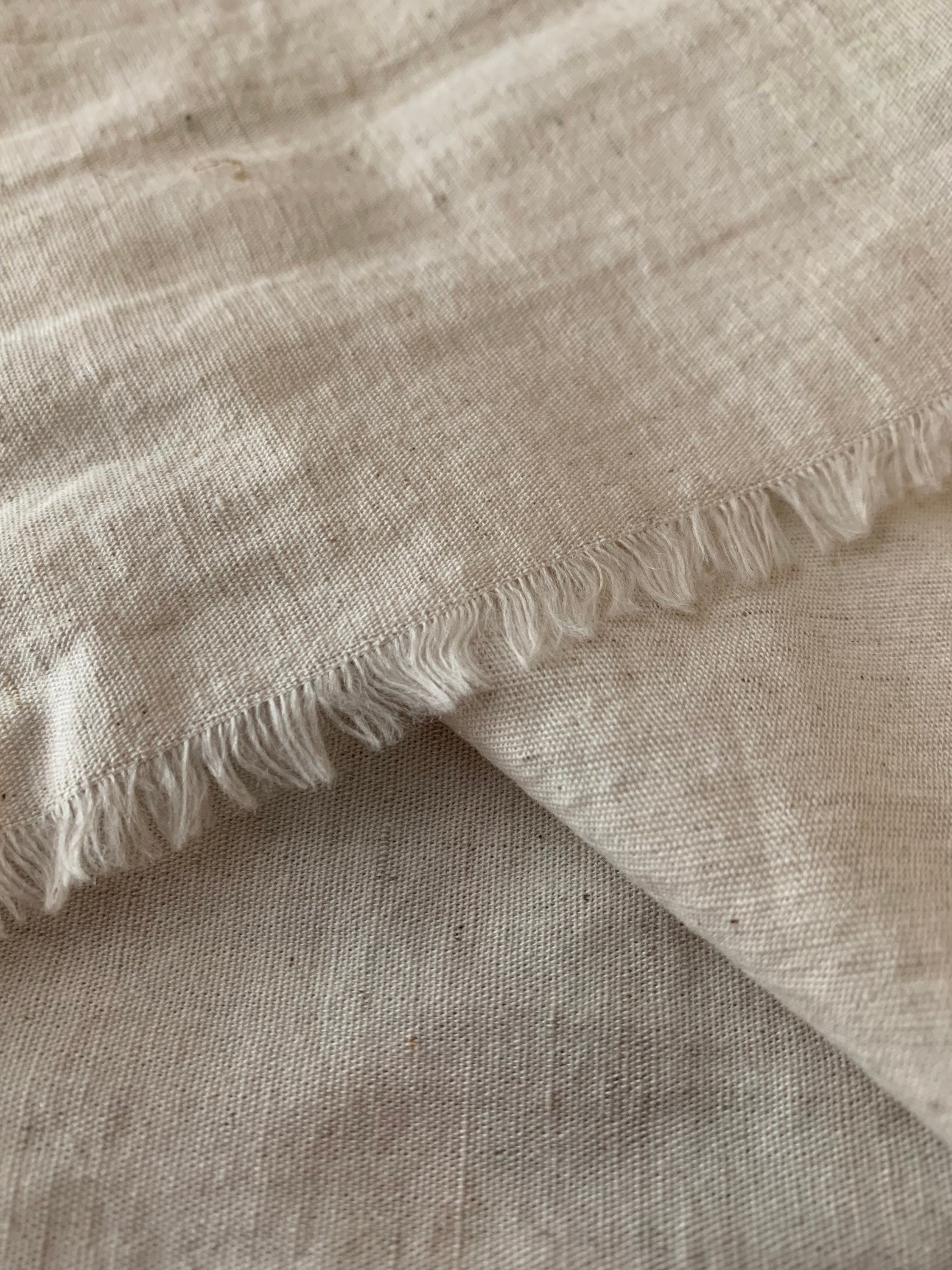 Cosmo Japanese cotton linen fabric AD5192-KN natural beige