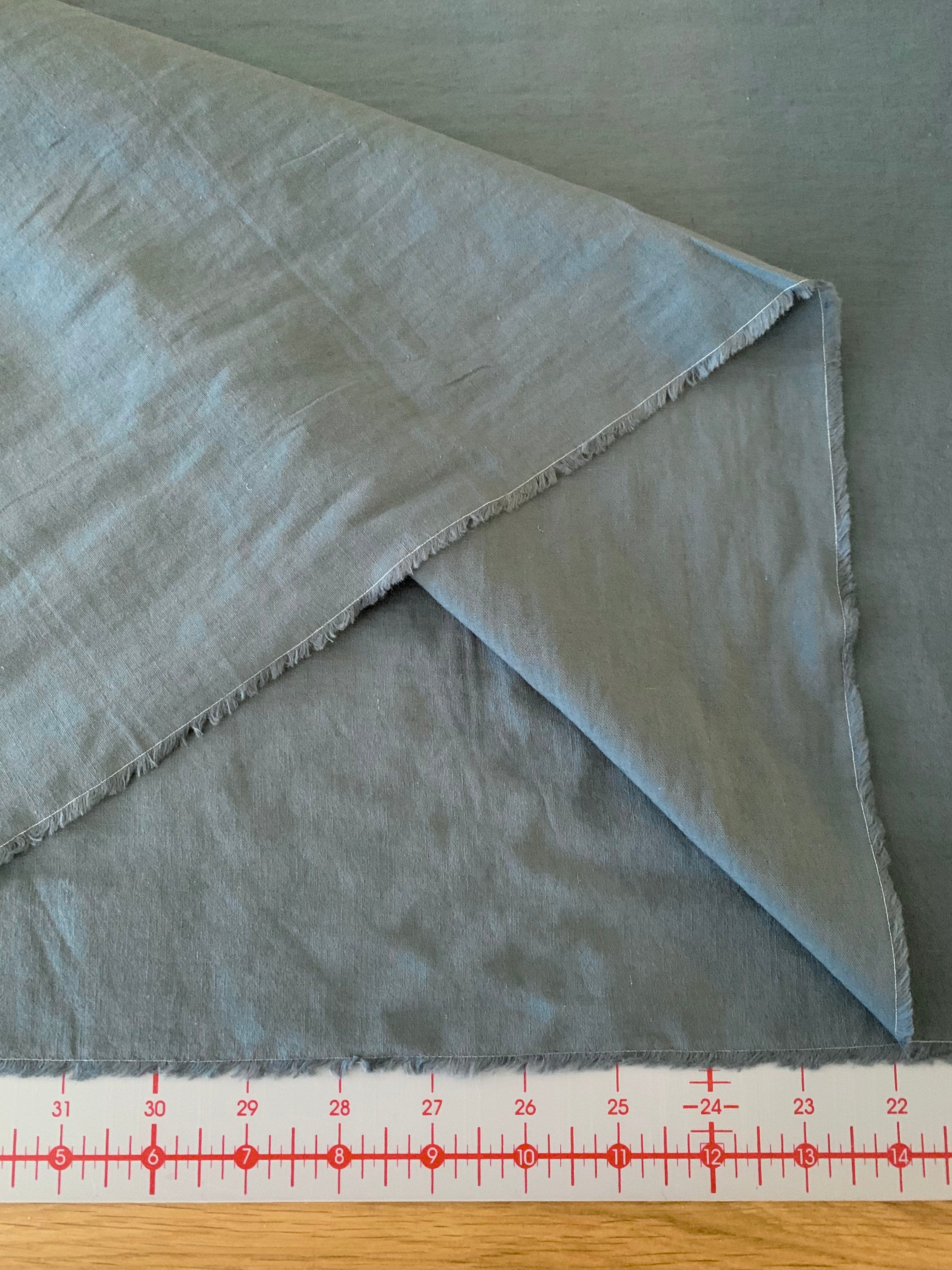 Cosmo Japanese cotton linen fabric AD5192-261 peacock green