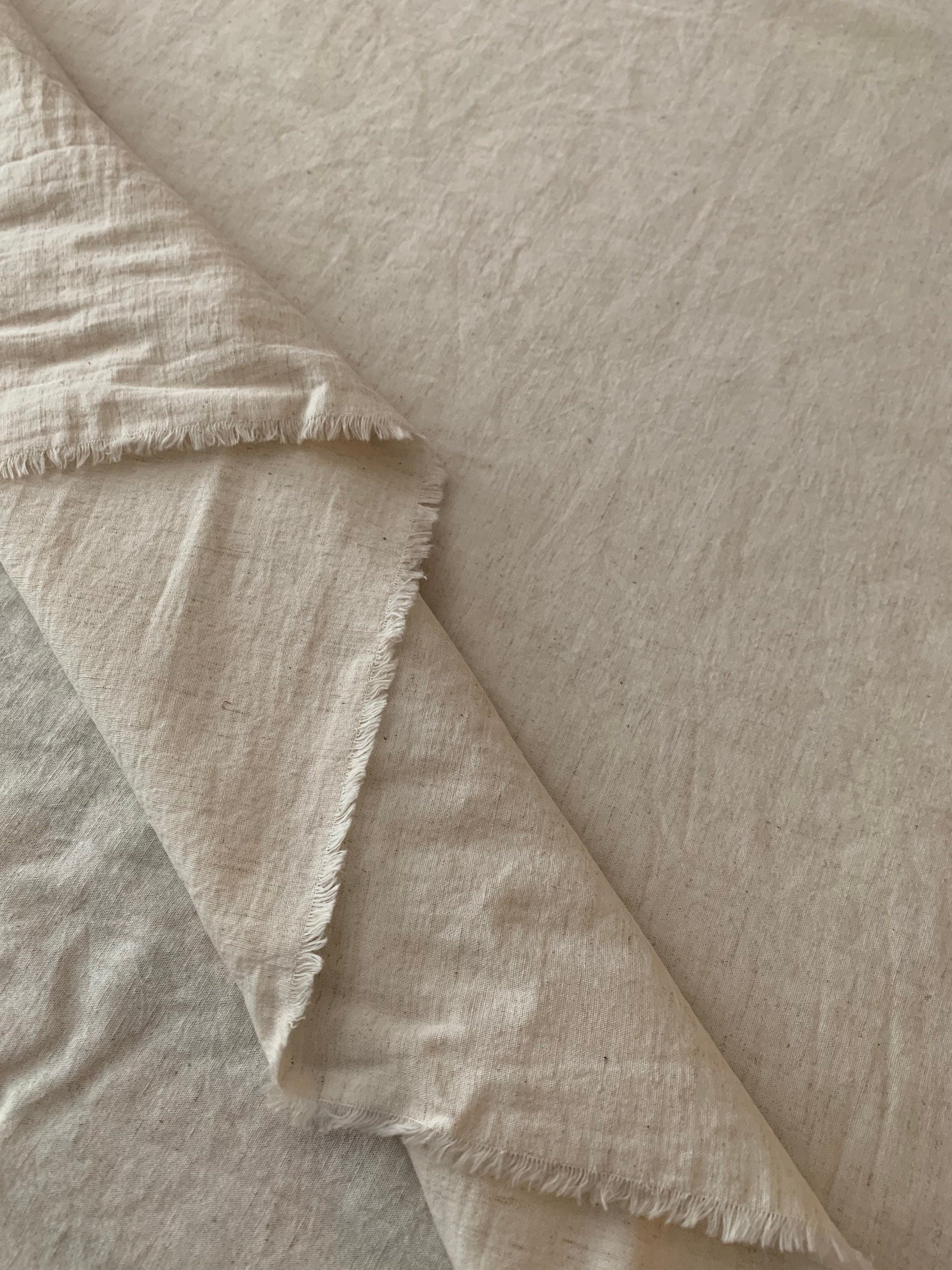 Cosmo Japanese cotton linen fabric AD5192-KN natural beige