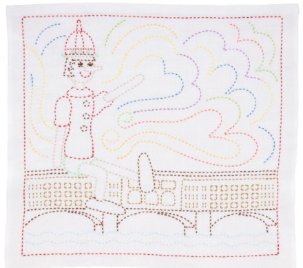 Tulip - World Italy "Puppet Boy from Florence" Sashiko Sampler Kit