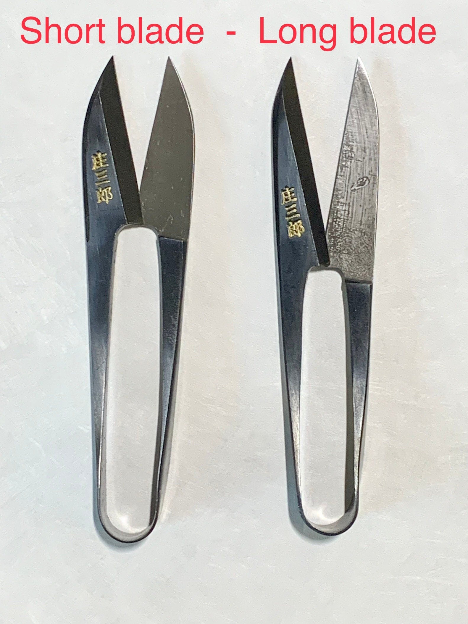 Tokyo Shozaburo Short Blade Thread Snips Scissors Clippers Kuroha 01-670