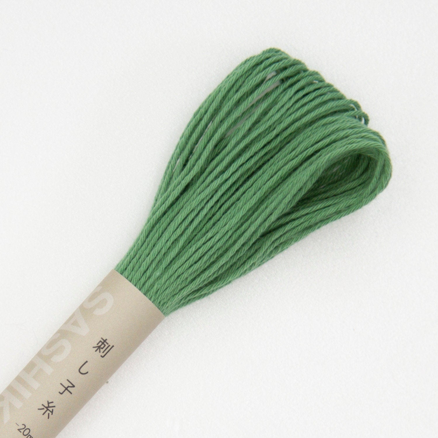 Olympus - Cotton Sashiko Thread 20m Skein - Color #7 Green