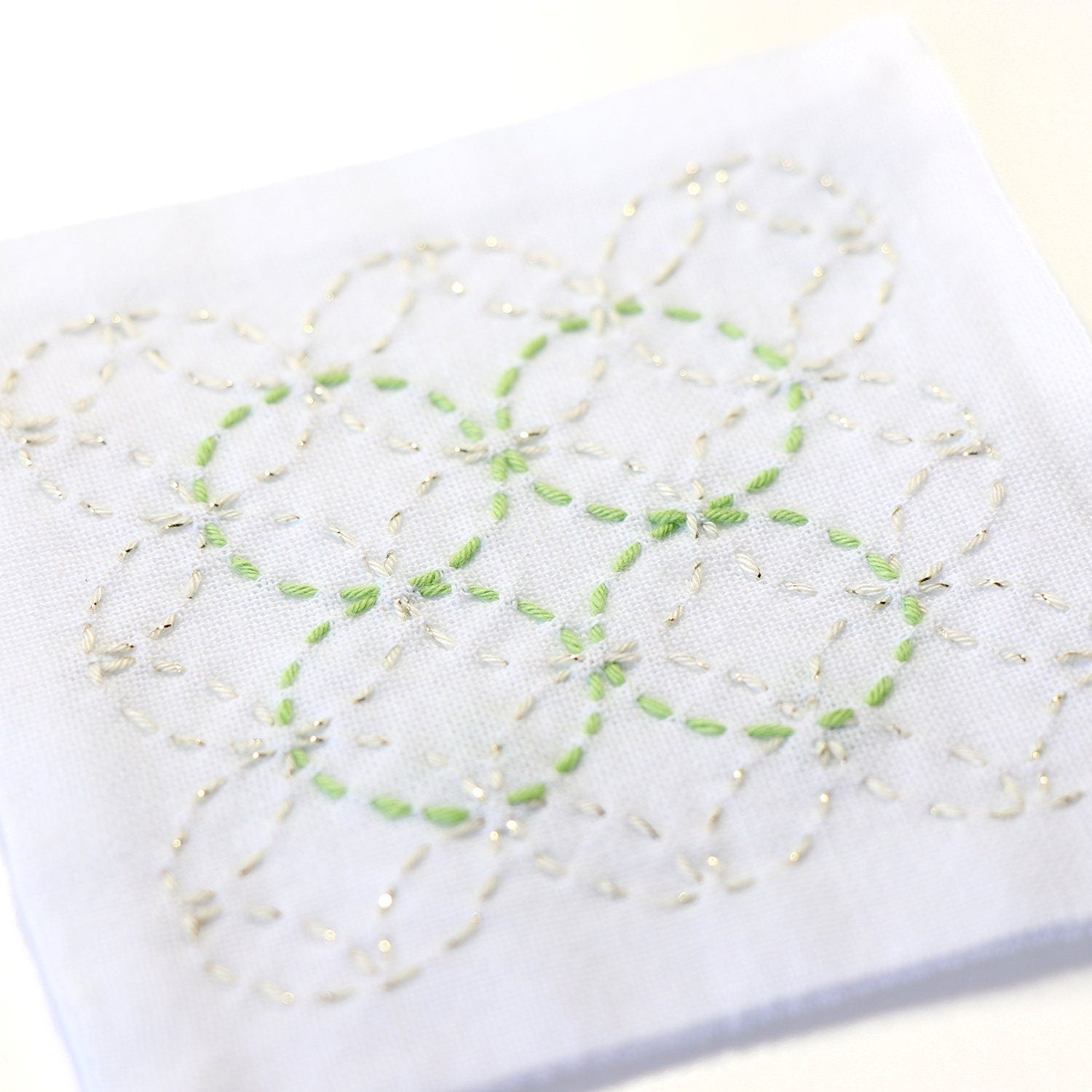 Olympus - Sashiko Lamé Metallic Thread 40m Skein - Yellow