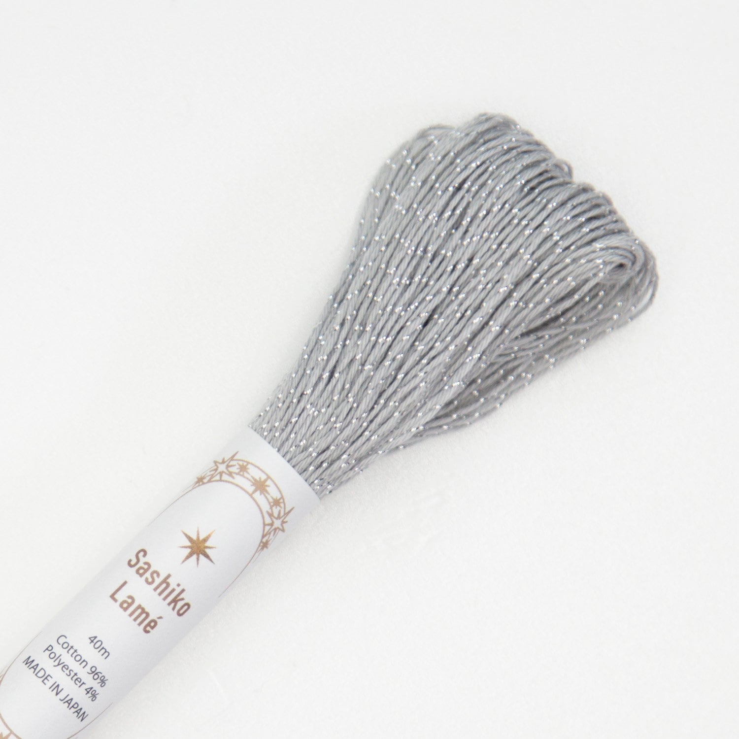 Olympus - Sashiko Lamé Metallic Thread 40m Skein - SL3 Gray