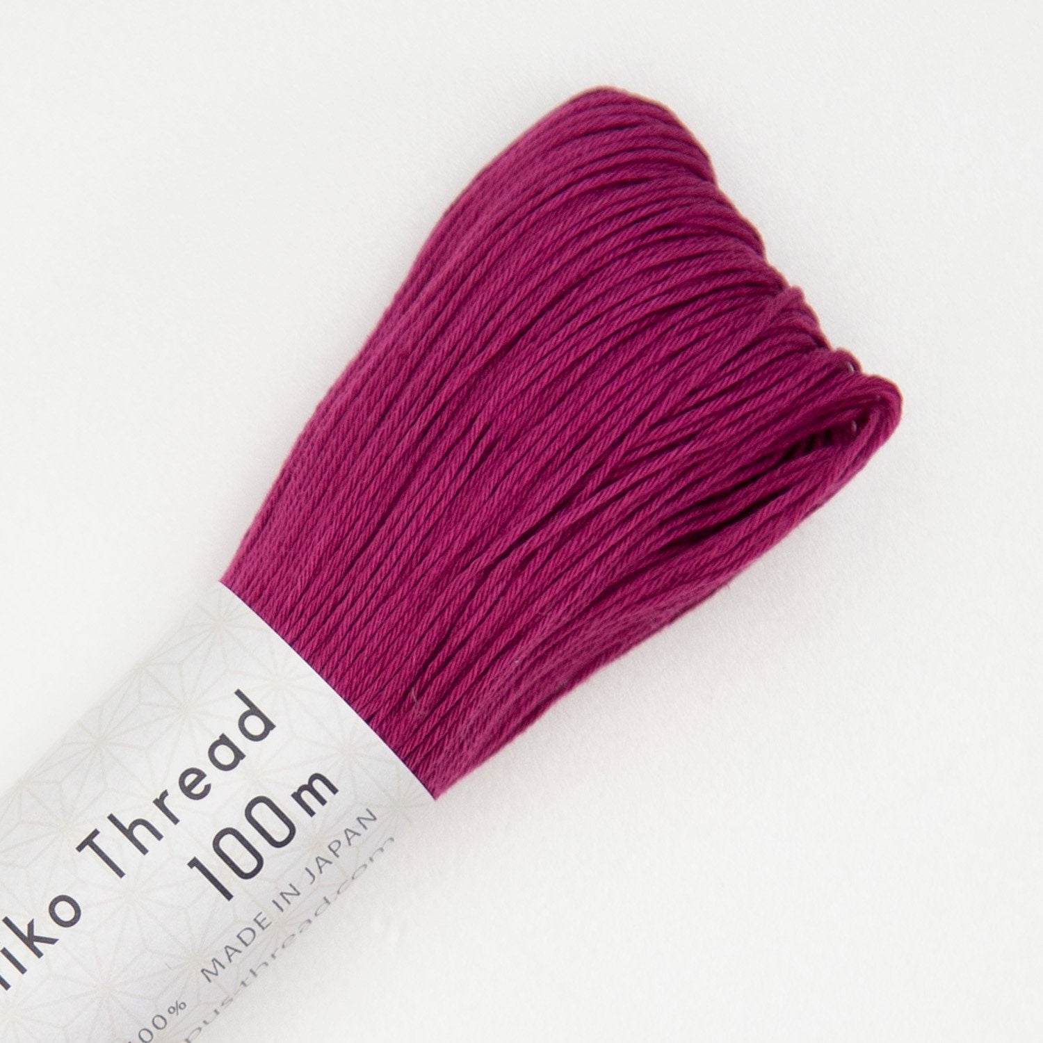 Olympus - Cotton Sashiko Thread 100m Skein - Color #125 Mulberry