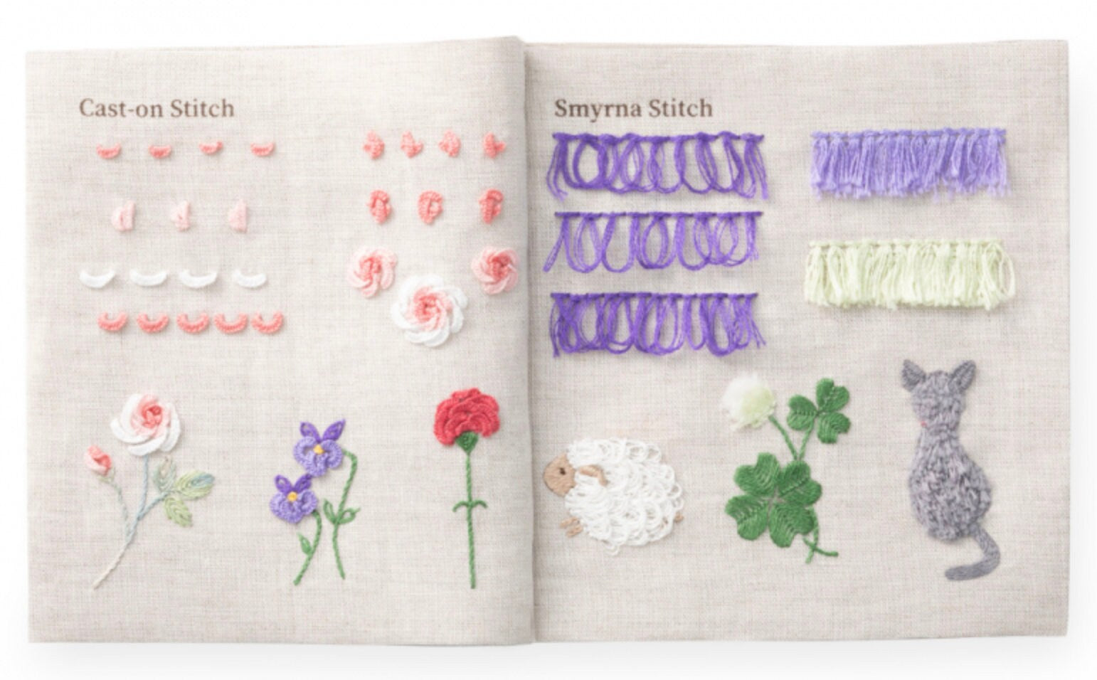 Tulip - Embroidery Sampler Book 3D Stitches Kit