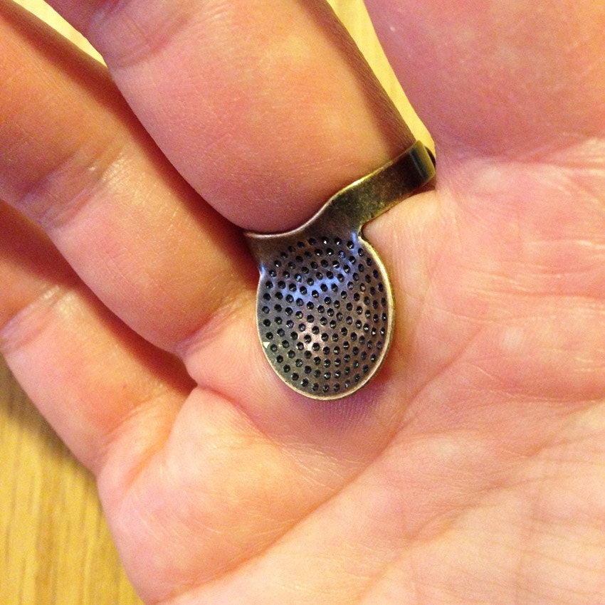 Little House - Sashiko Palm Ring Thimble