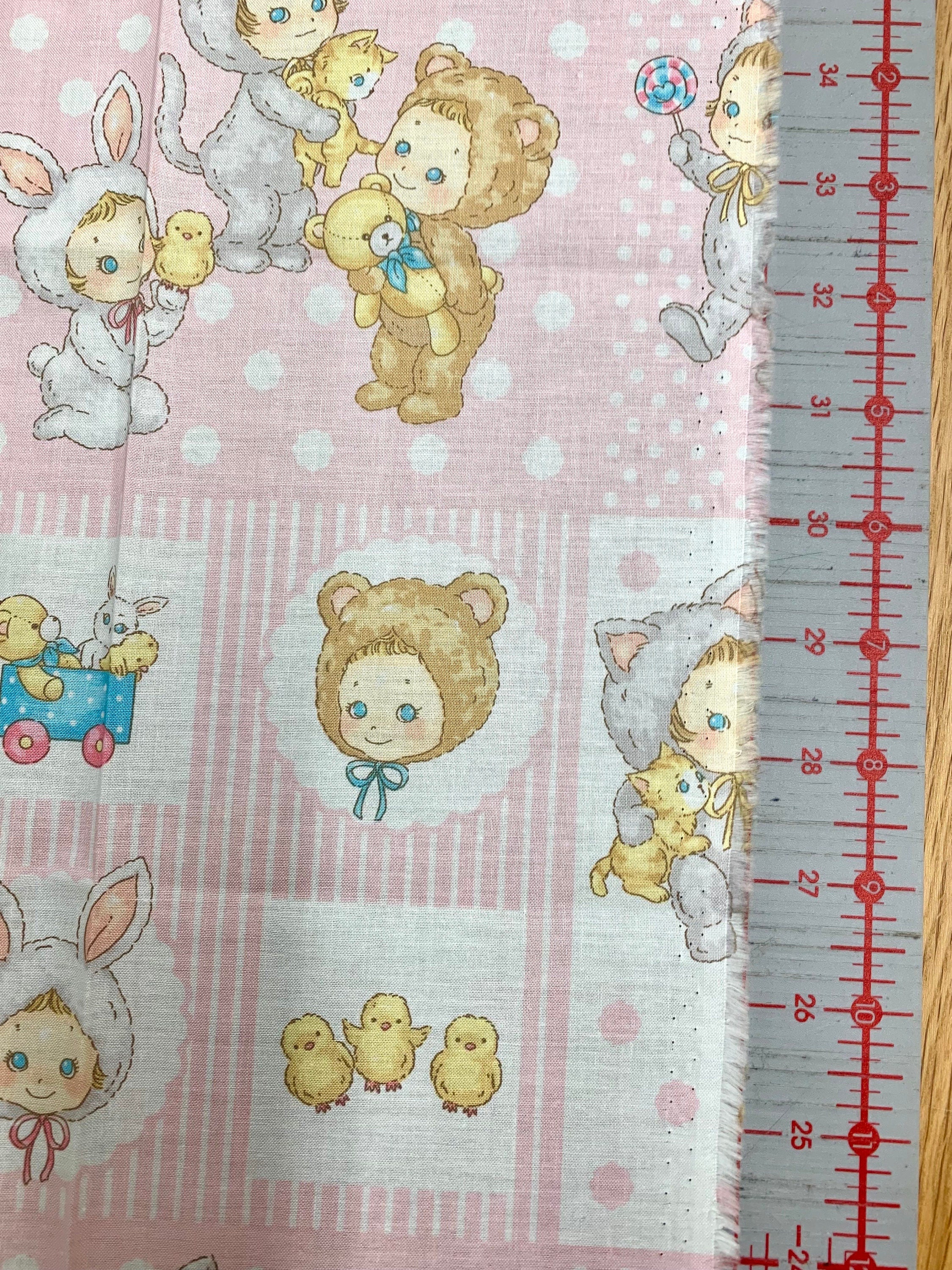 QuiltGate - PRE-CUT Puni Puni Candy Cotton Fabric - Pink