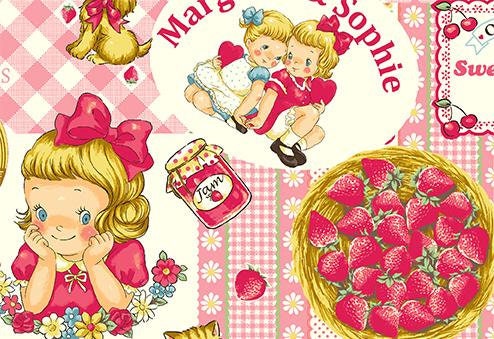 PRE-CUT QuiltGate Margaret & Sophie cotton fabric MS7030-12 choose your color