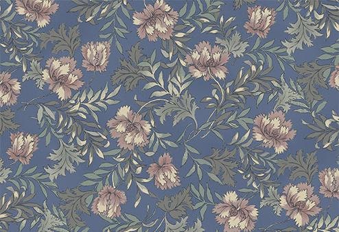 QuiltGate - PRE-CUT Gentle Flowers Dried Flowers Cotton Fabric