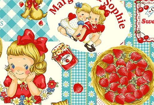 PRE-CUT QuiltGate Margaret & Sophie cotton fabric MS7030-12 choose your color