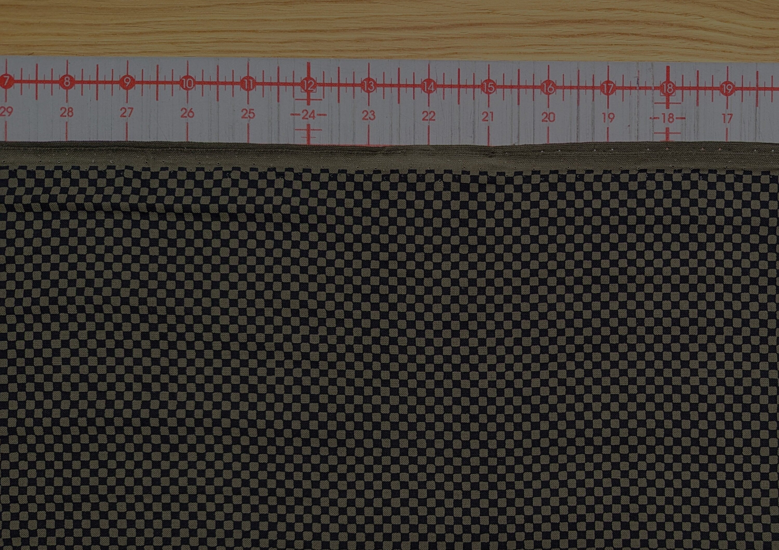 Ichimatsu Checkerboard Sevenberry Japanese cotton fabric 88222-4-5 black