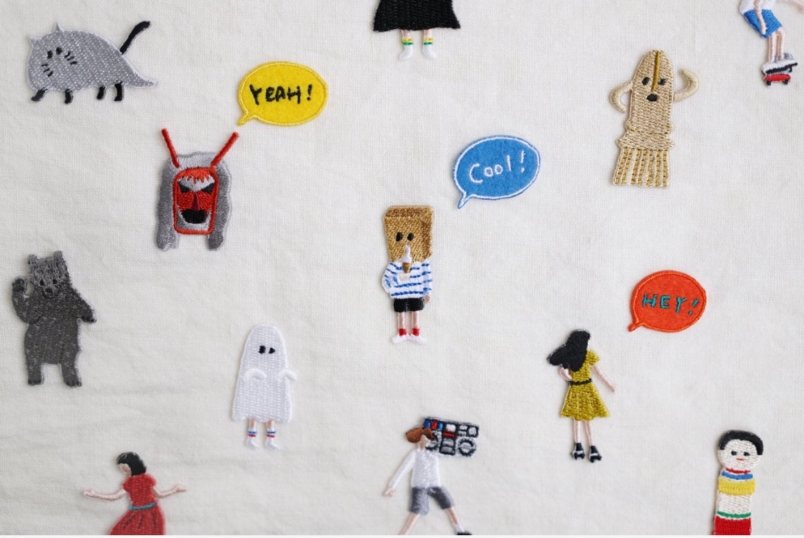 Daruma - Embroidered Sticker - #2 Brian