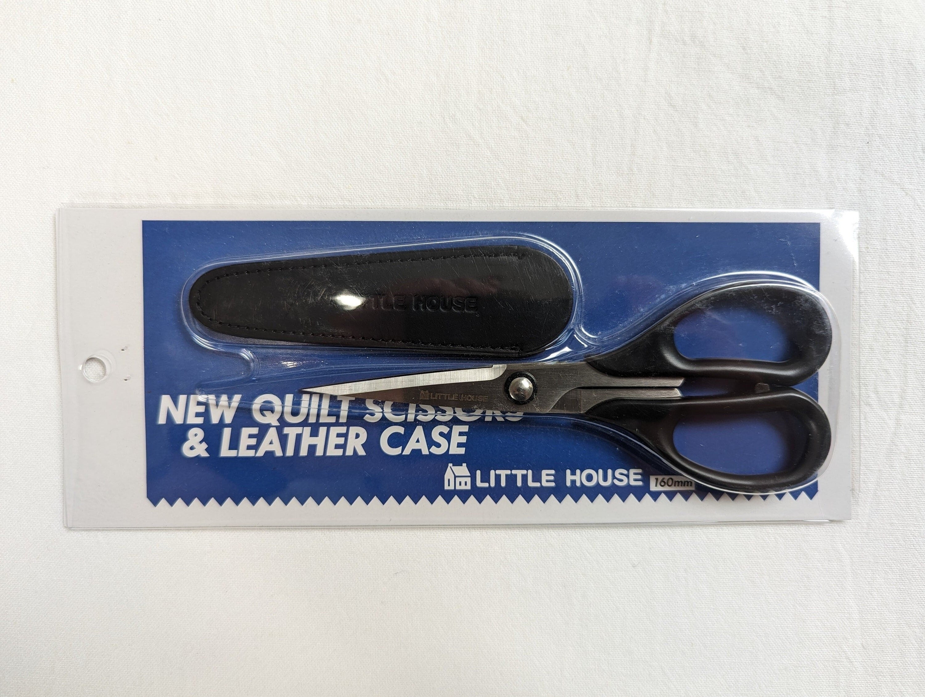 Little House - Quilt Scissors and Leather Case 160 mm
