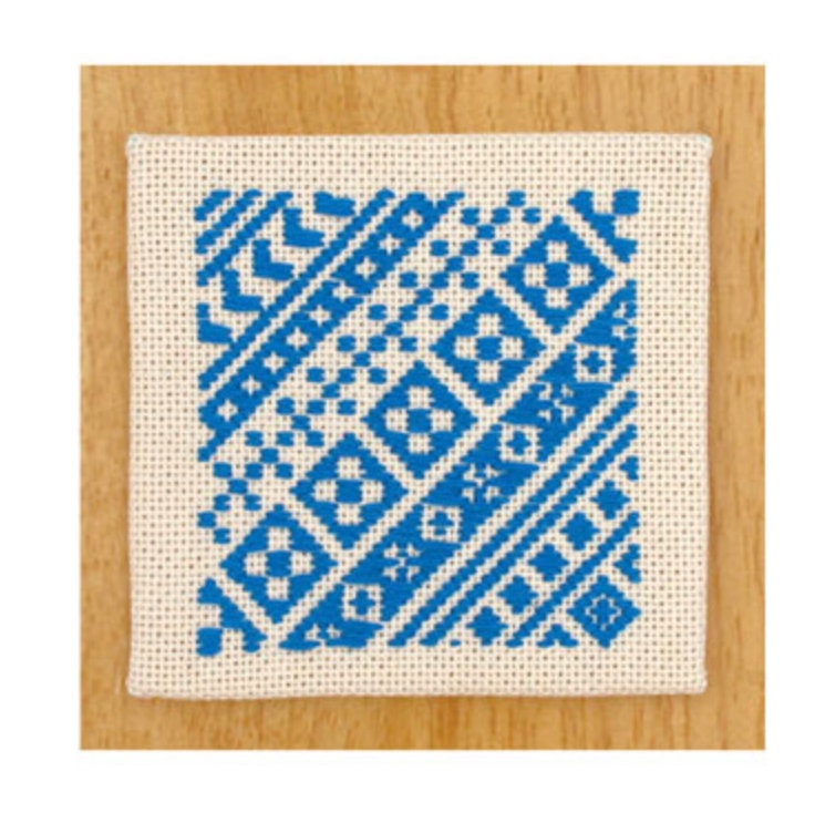 Olympus - Coaster Kogin Sampler Kit - Beige and Blue