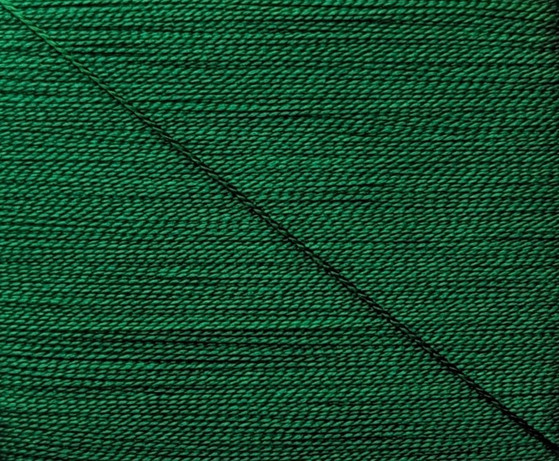 Kinkame - Silk Hand Sewing Thread 80m Card - Color #95 Dark Green