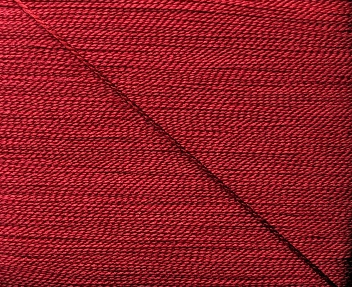 Kinkame - Silk Hand Sewing Thread 80m Card - Color #100 Burgundy
