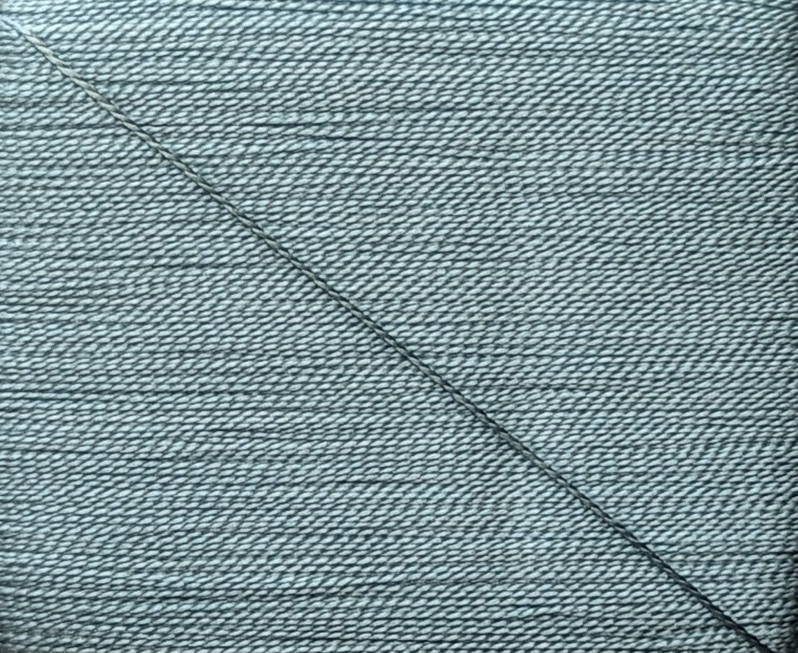 Kinkame - Silk Hand Sewing Thread 80m Card - Color #121 Atlantis Blue