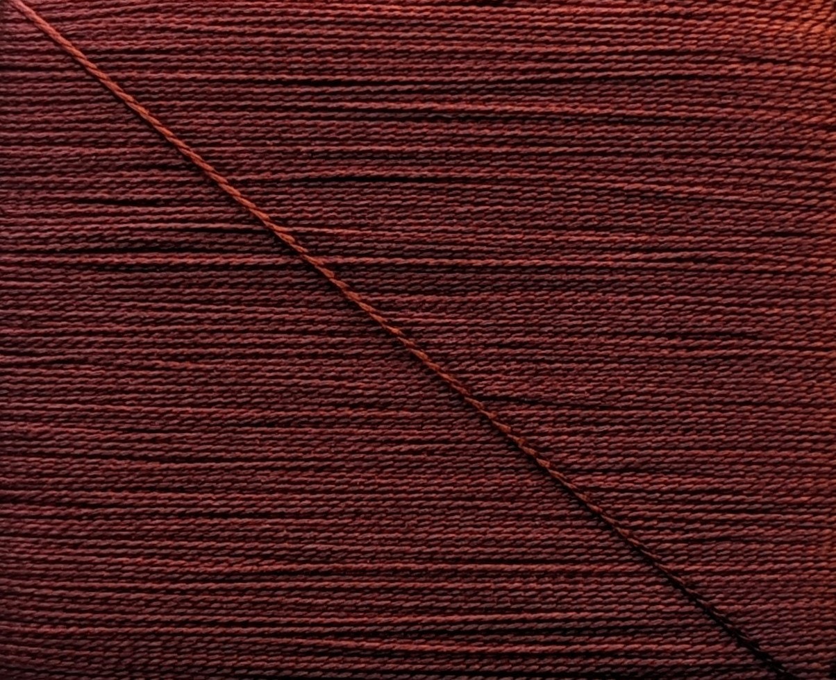 Kinkame - Silk Hand Sewing Thread 80m Card - Color #173 Classic Burgundy