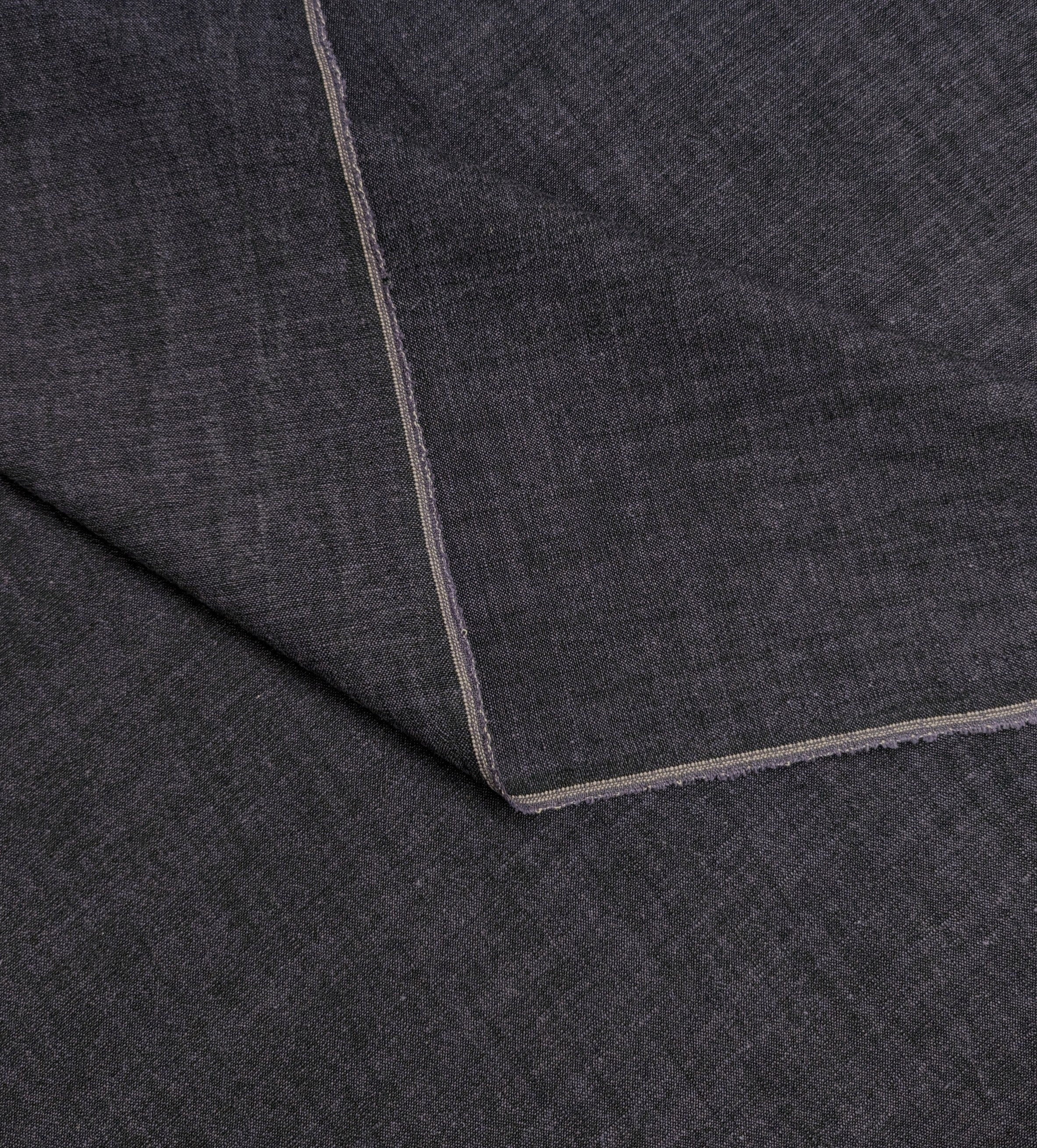 yarn dyed cotton chambray fabric 32600-5 deep indigo