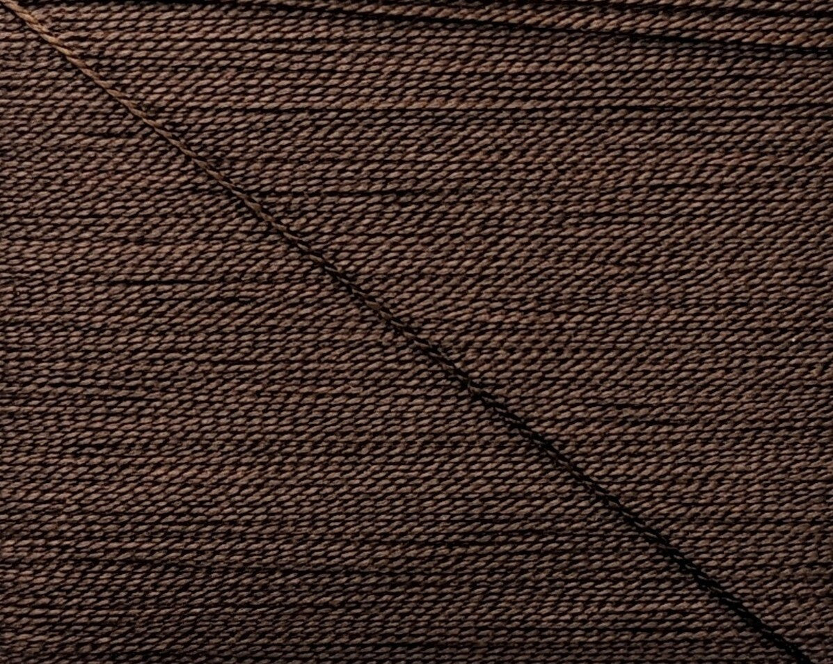 Kinkame - Silk Hand Sewing Thread 80m Card - Color #89 Bistre Brown