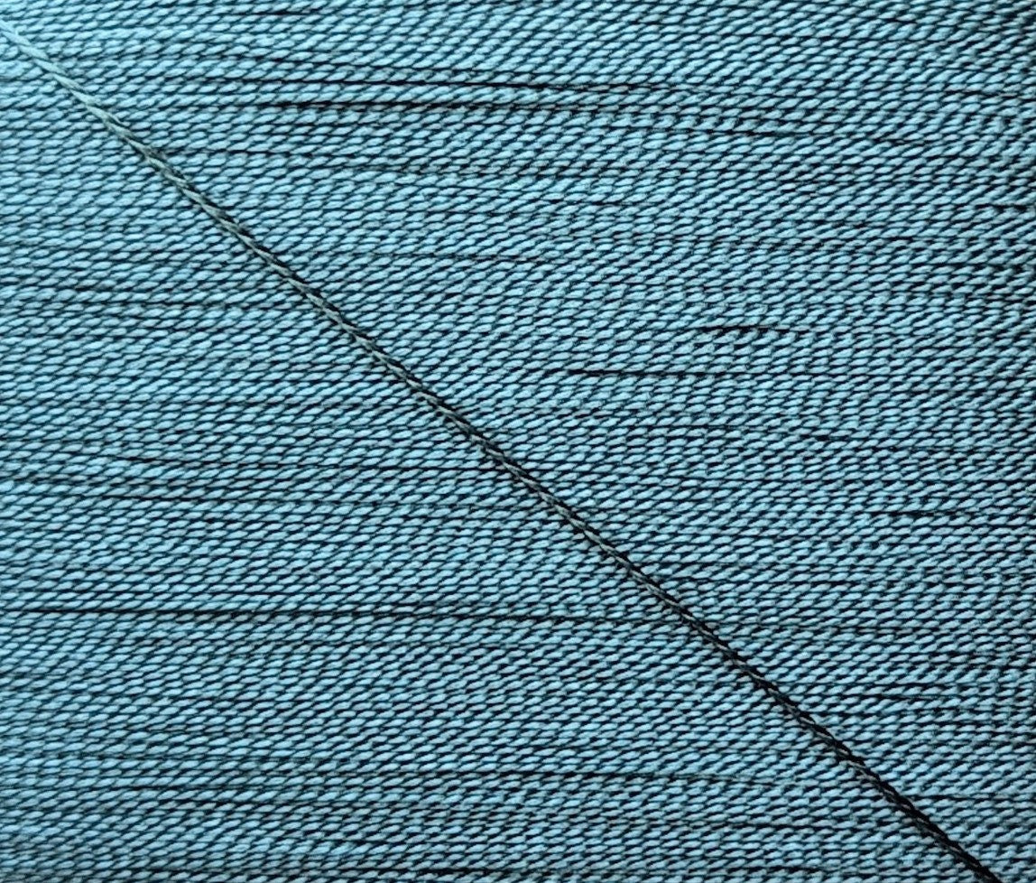 Kinkame - Silk Hand Sewing Thread 80m Card - Color #139 Blue Jay