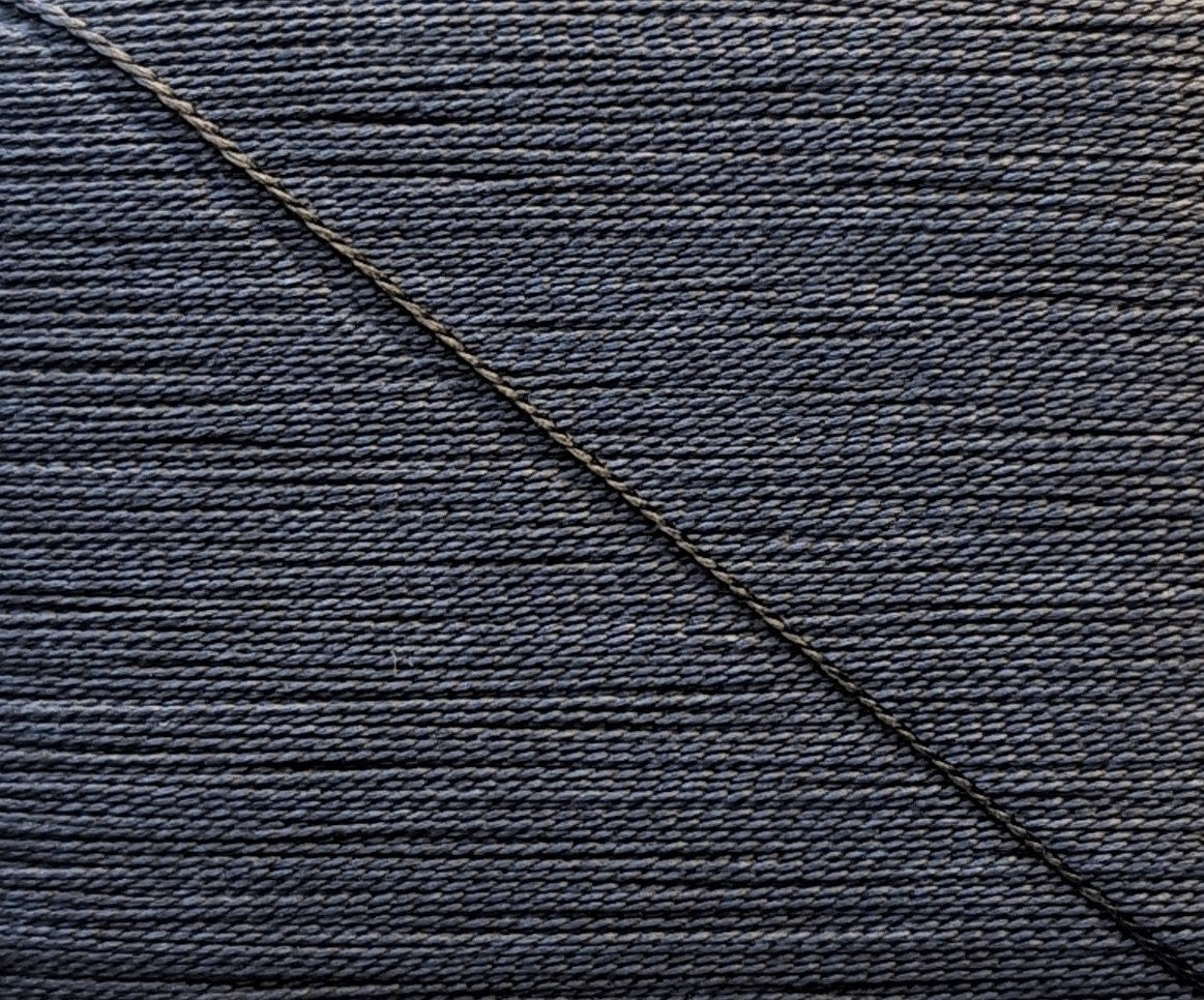 Kinkame - Silk Hand Sewing Thread 80m Card - Color #147 Royal Navy