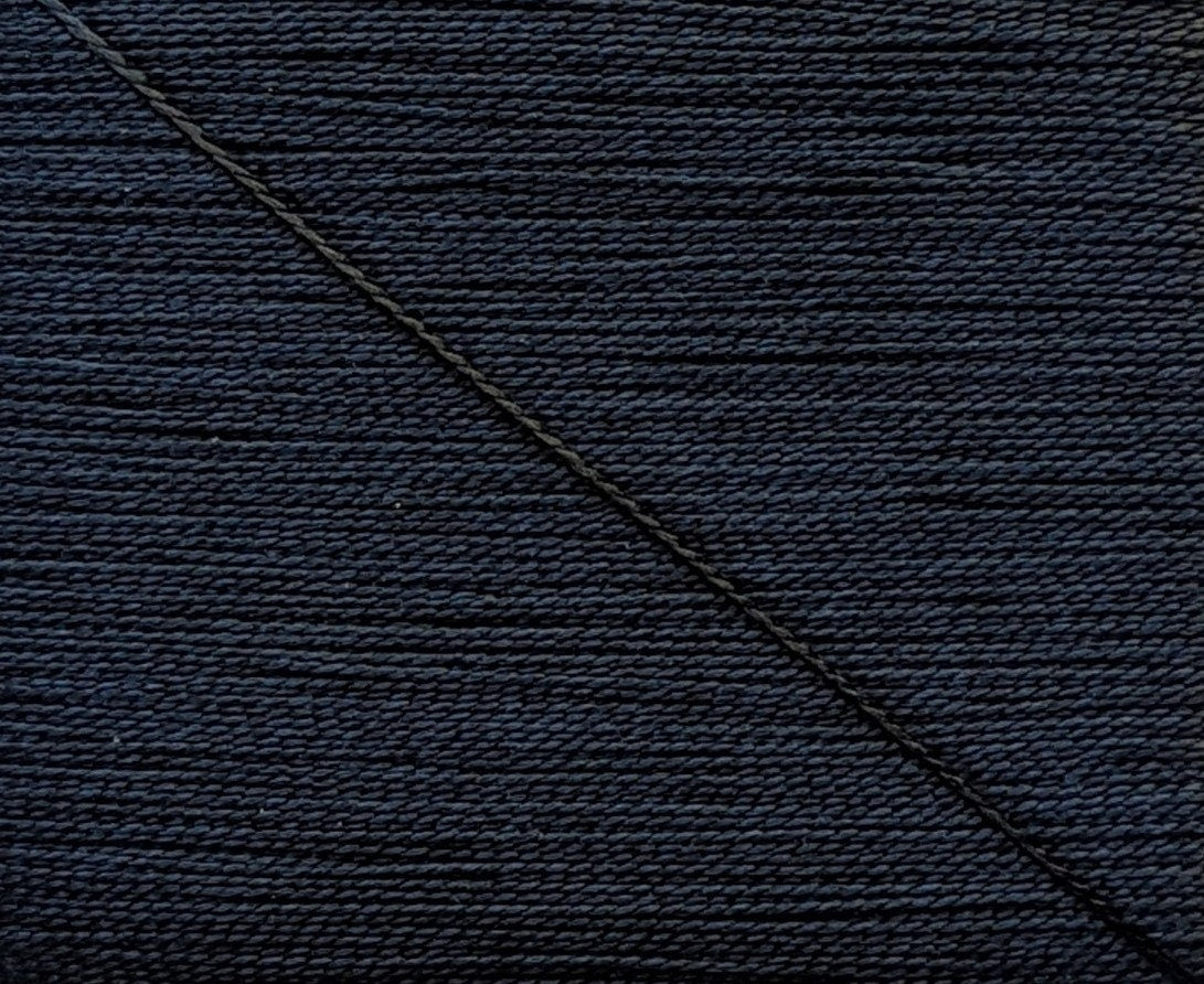 Kinkame - Silk Hand Sewing Thread 80m Card - Color #150 Onyx