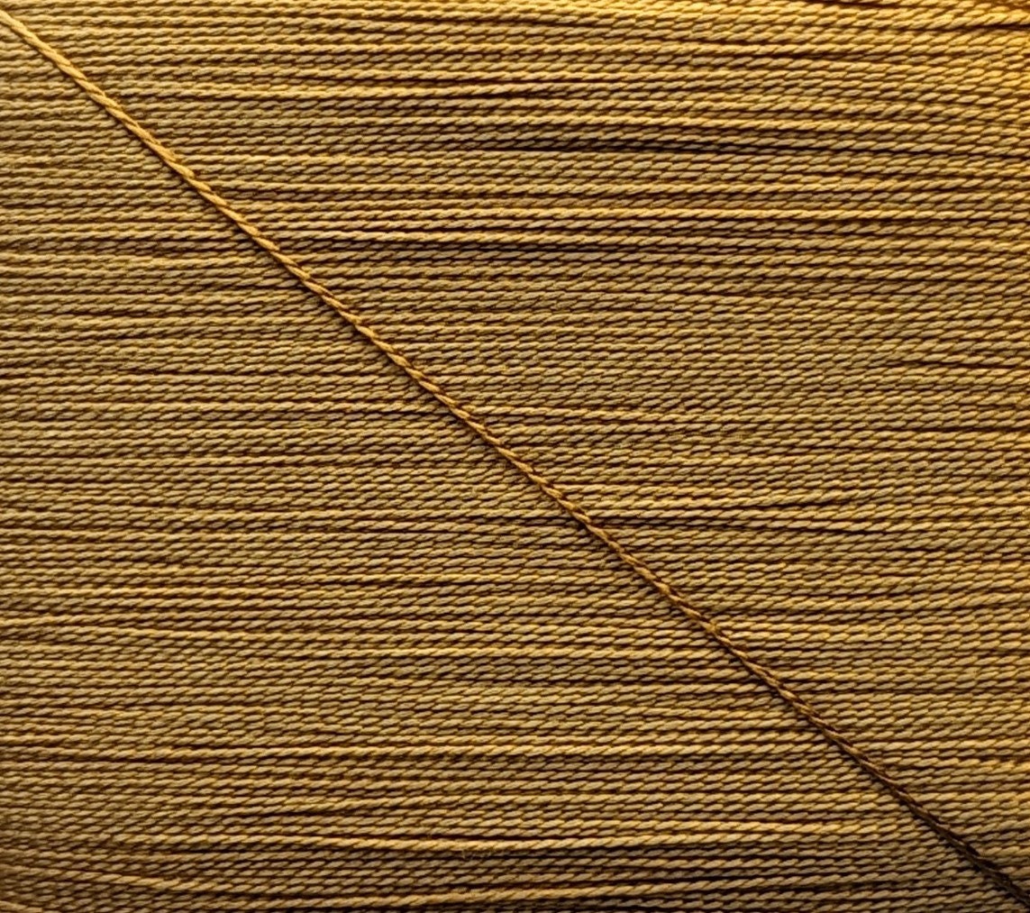 Kinkame - Silk Hand Sewing Thread 80m Card - Color #171 Cognac Brandy