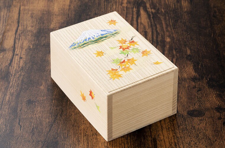 Tulip - Oharibako Sewing Box in Paulownia Wood - Large Set