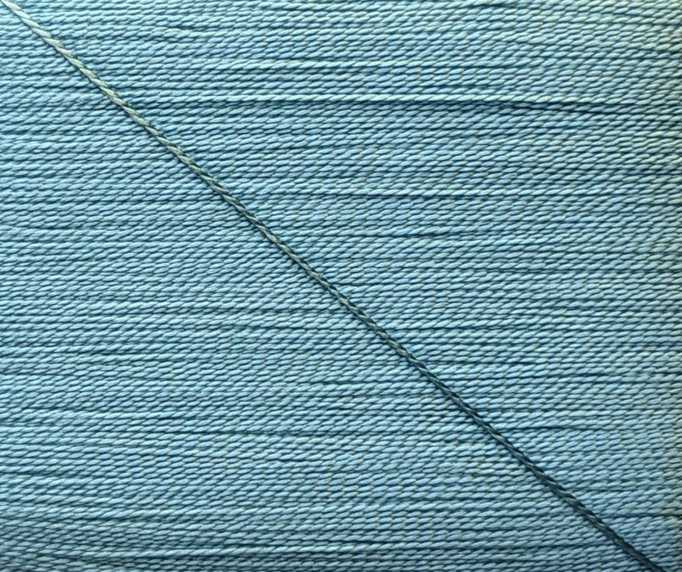 Kinkame - Silk Hand Sewing Thread 80m Card - Color #205 Pale Slate Blue