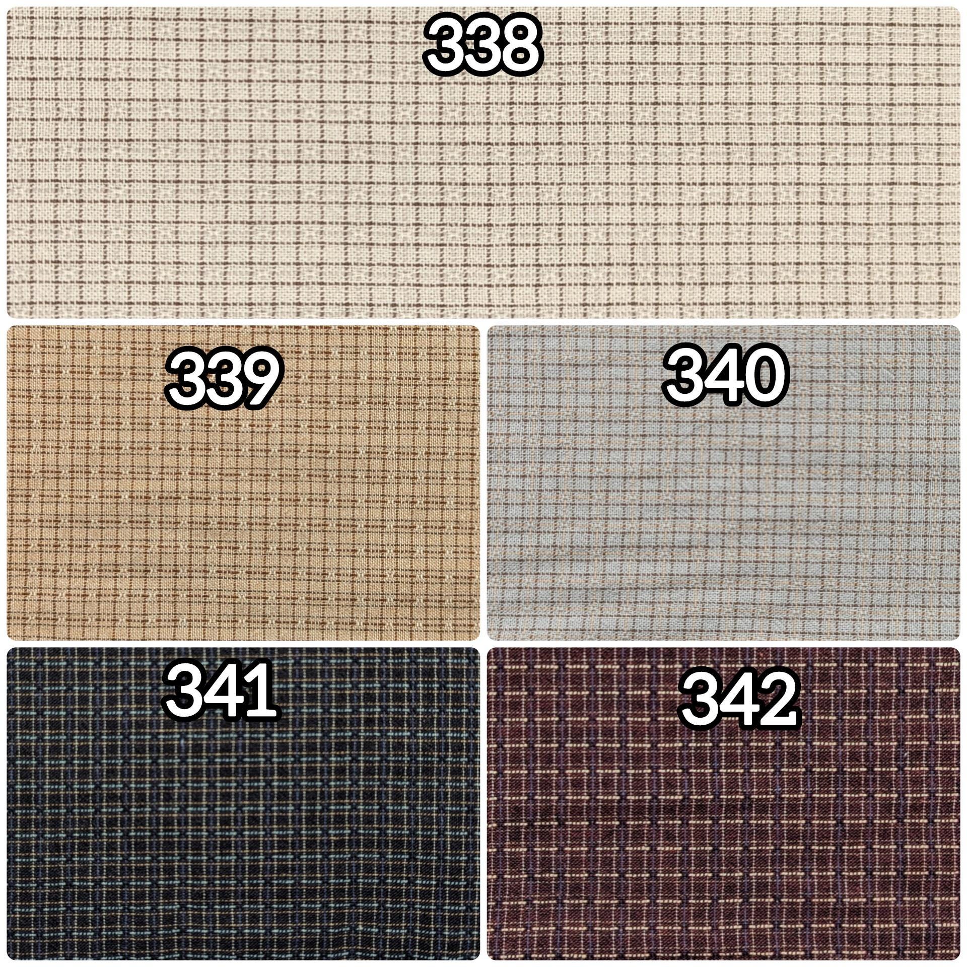 Japanese yarn dyed grid cotton fabric 4547-341 dark blue