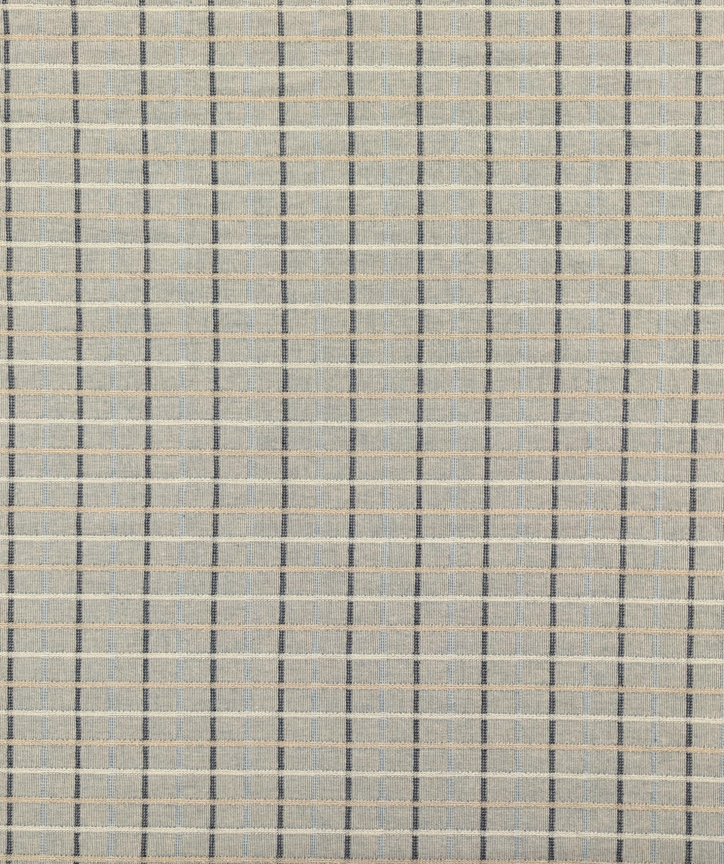 Japanese yarn dyed plaid grid cotton fabric 4547-357 gray