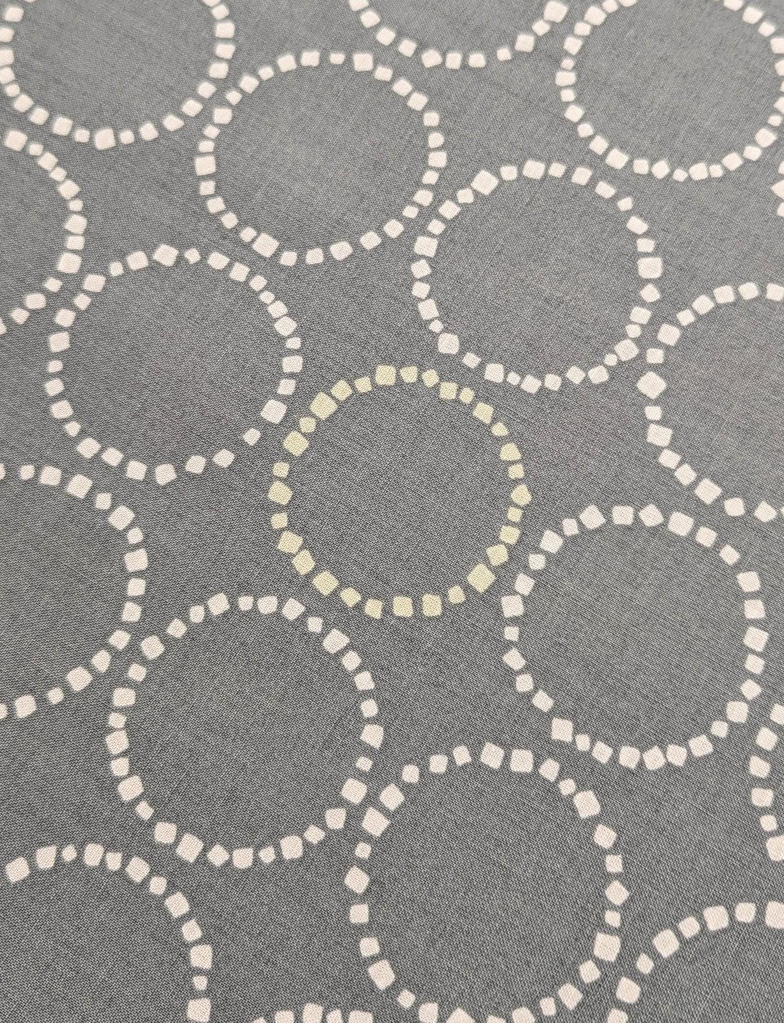 Stone Circles Koizumi Japanese cotton fabric 142-1292 A4 gray