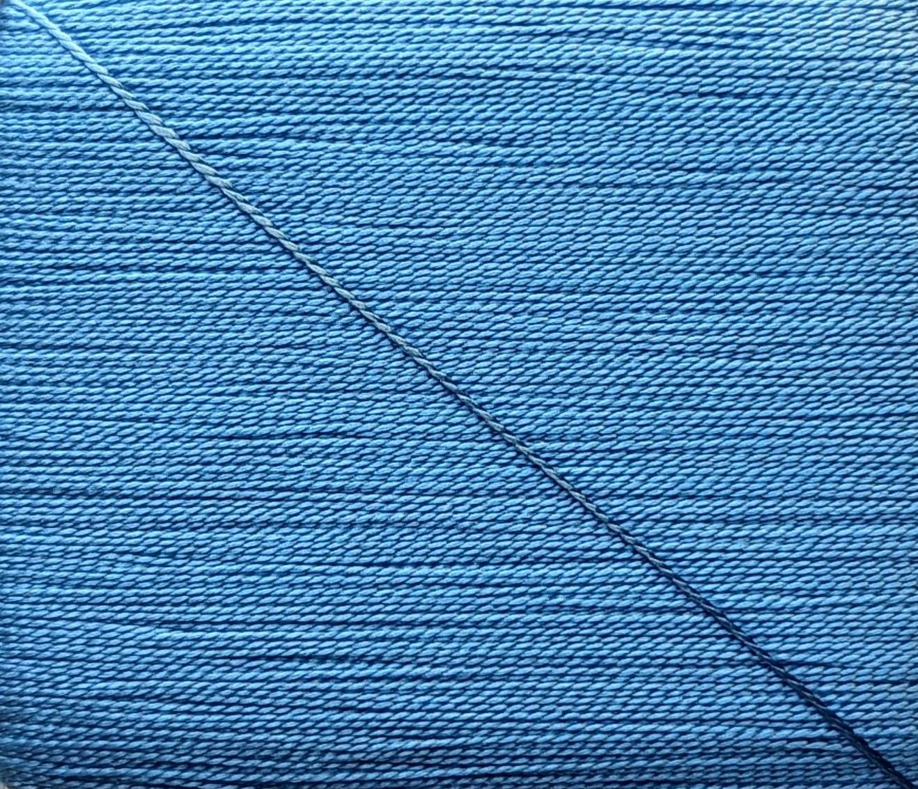 Kinkame - Silk Hand Sewing Thread 80m Card - Color #209 Queen Blue