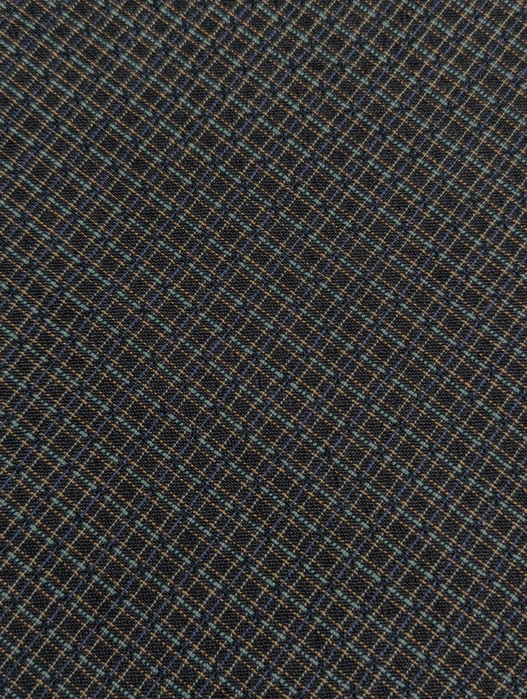Japanese yarn dyed grid cotton fabric 4547-341 dark blue