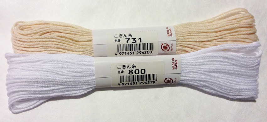 Olympus - Cotton Kogin Thread 18m Skein - #731 Ivory Beige