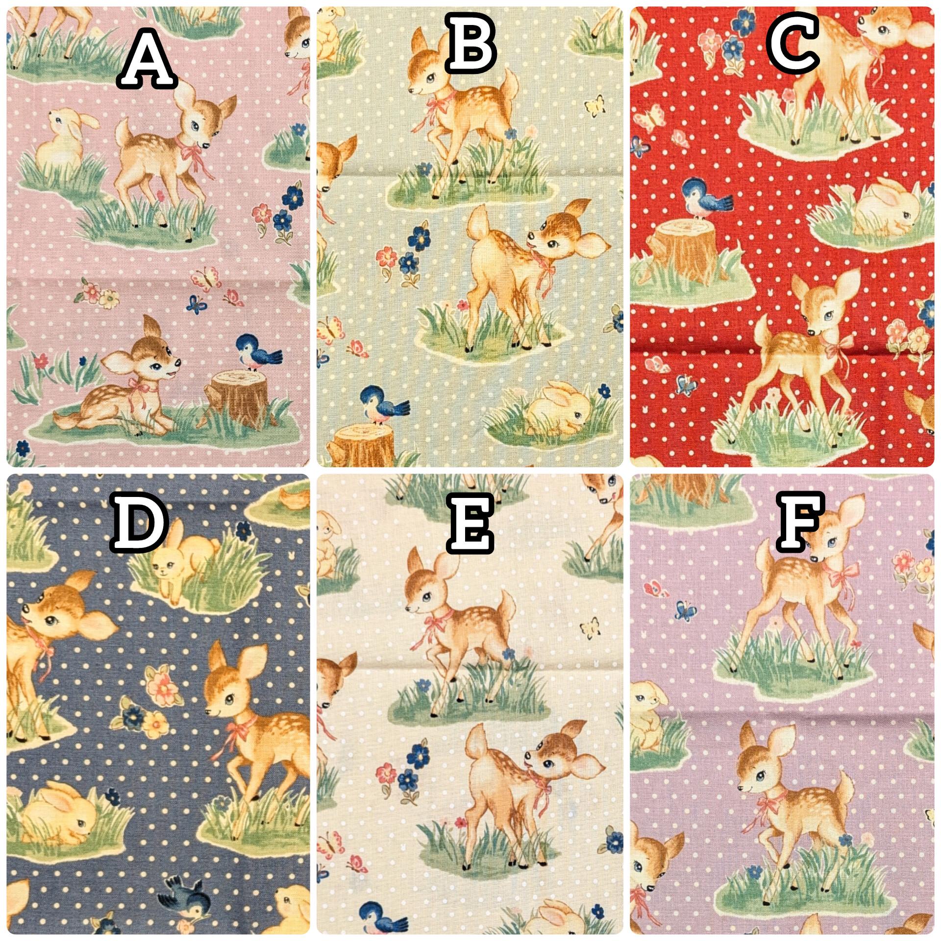 Cosmo - PRE-CUT Un/Nö Delightful Deer Cotton Fabric - Pink