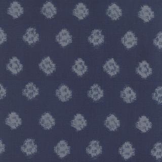 Moda - SALE Geo Ikat Faded Denim - Indigo Blue