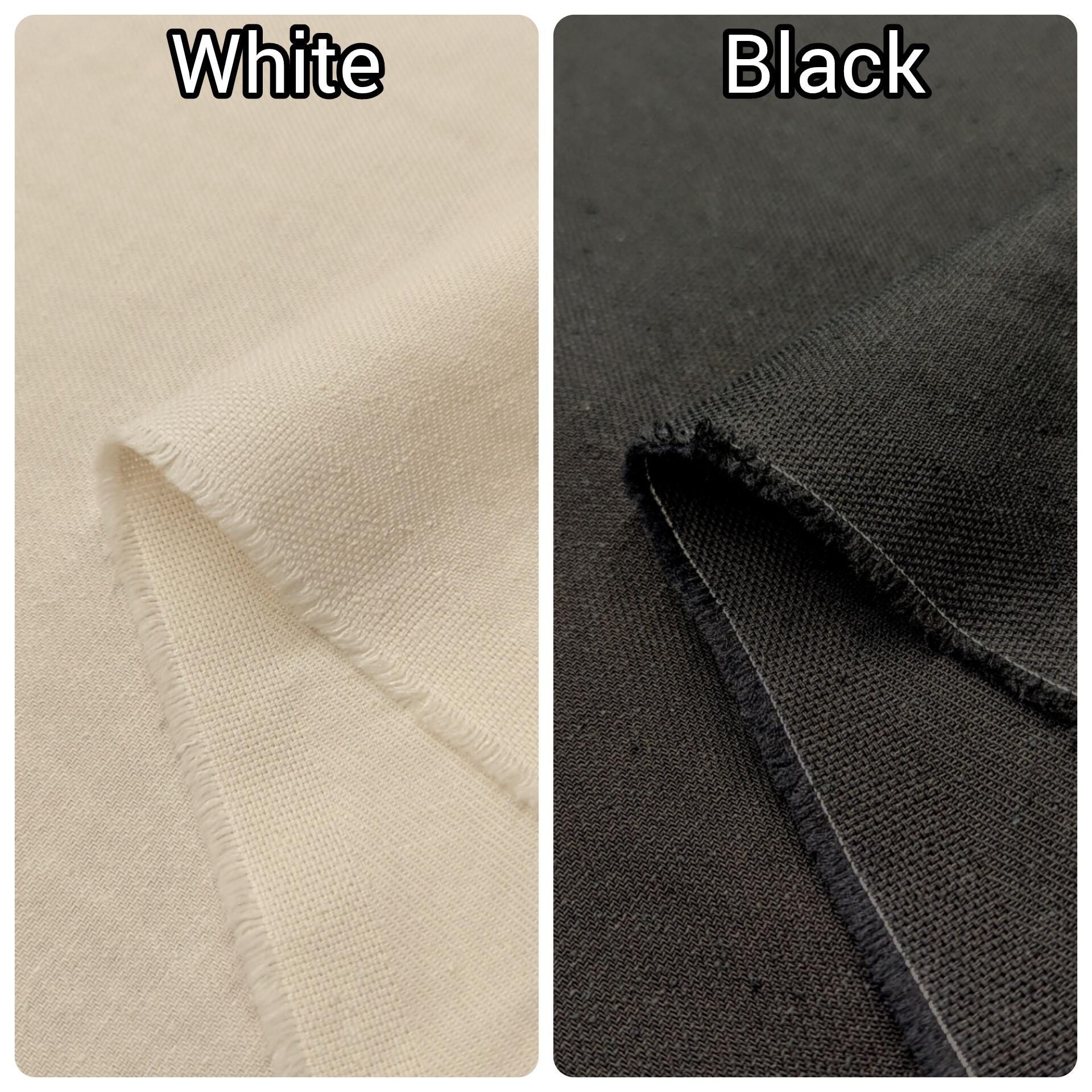 NEW Japanese light twill cotton silk blend BD2027-3 Ivory - half yard