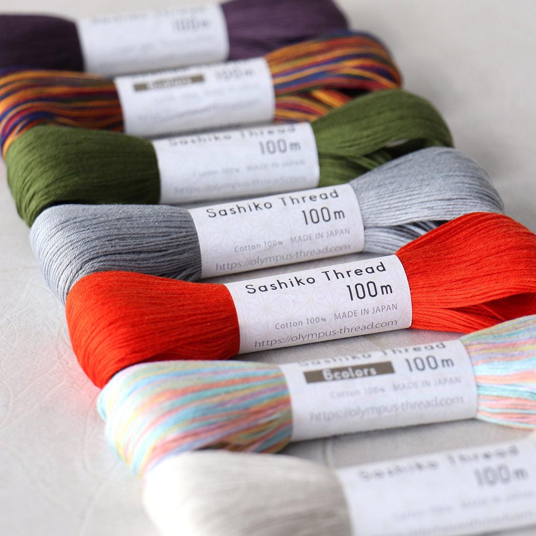 Olympus - Cotton Sashiko Thread 100m Skein - Color #135 Scarlet Red