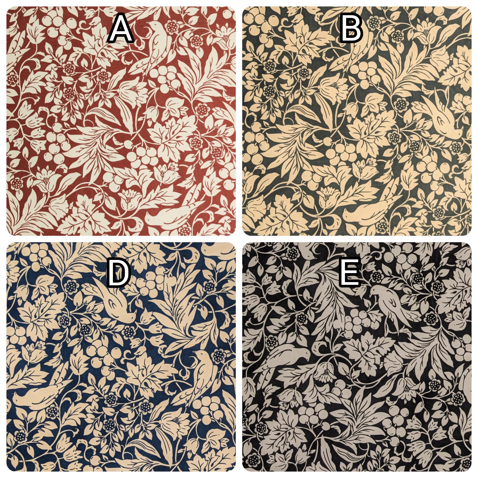 Kobayashi - NEW Botanical Doves Pin Wale Cotton Corduroy - Ivory & Green