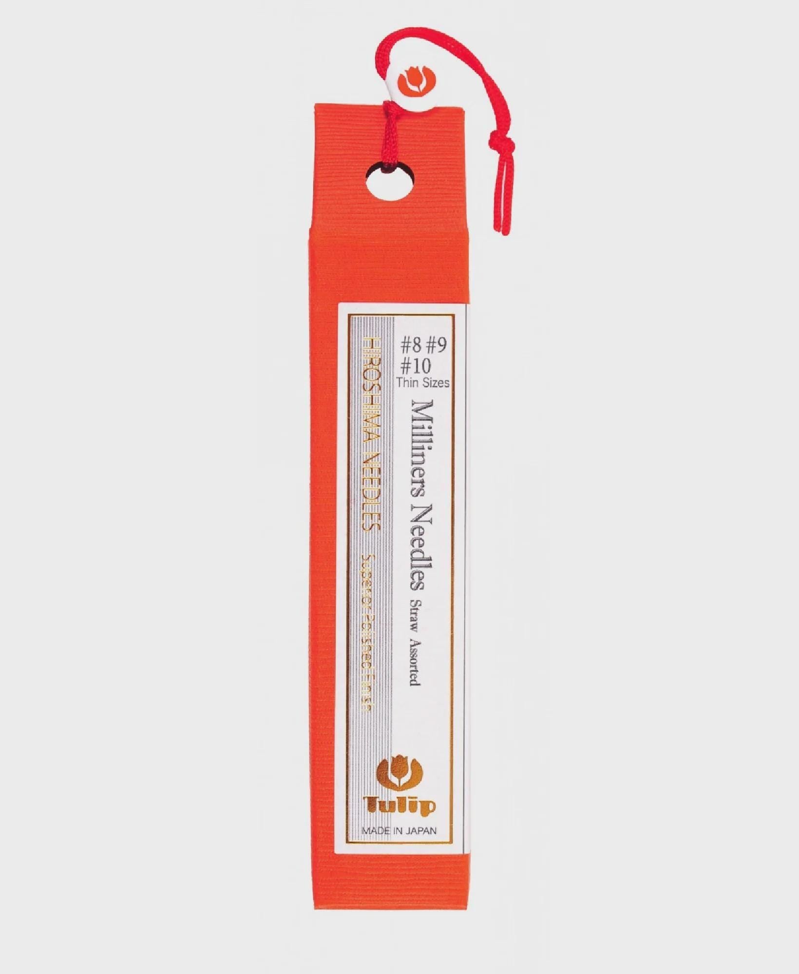 Tulip - Milliners Needles Straw Assorted Sizes - Thick