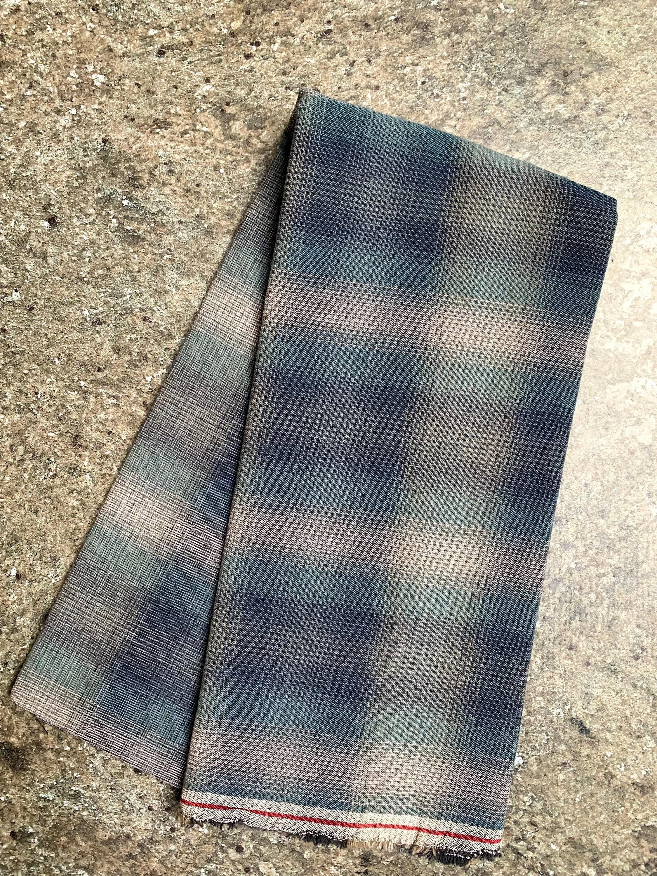 Cosmo - PRE-CUT Half Meter Large Plaid Yarn Dyed Cotton Taupe - Mixed Colors
