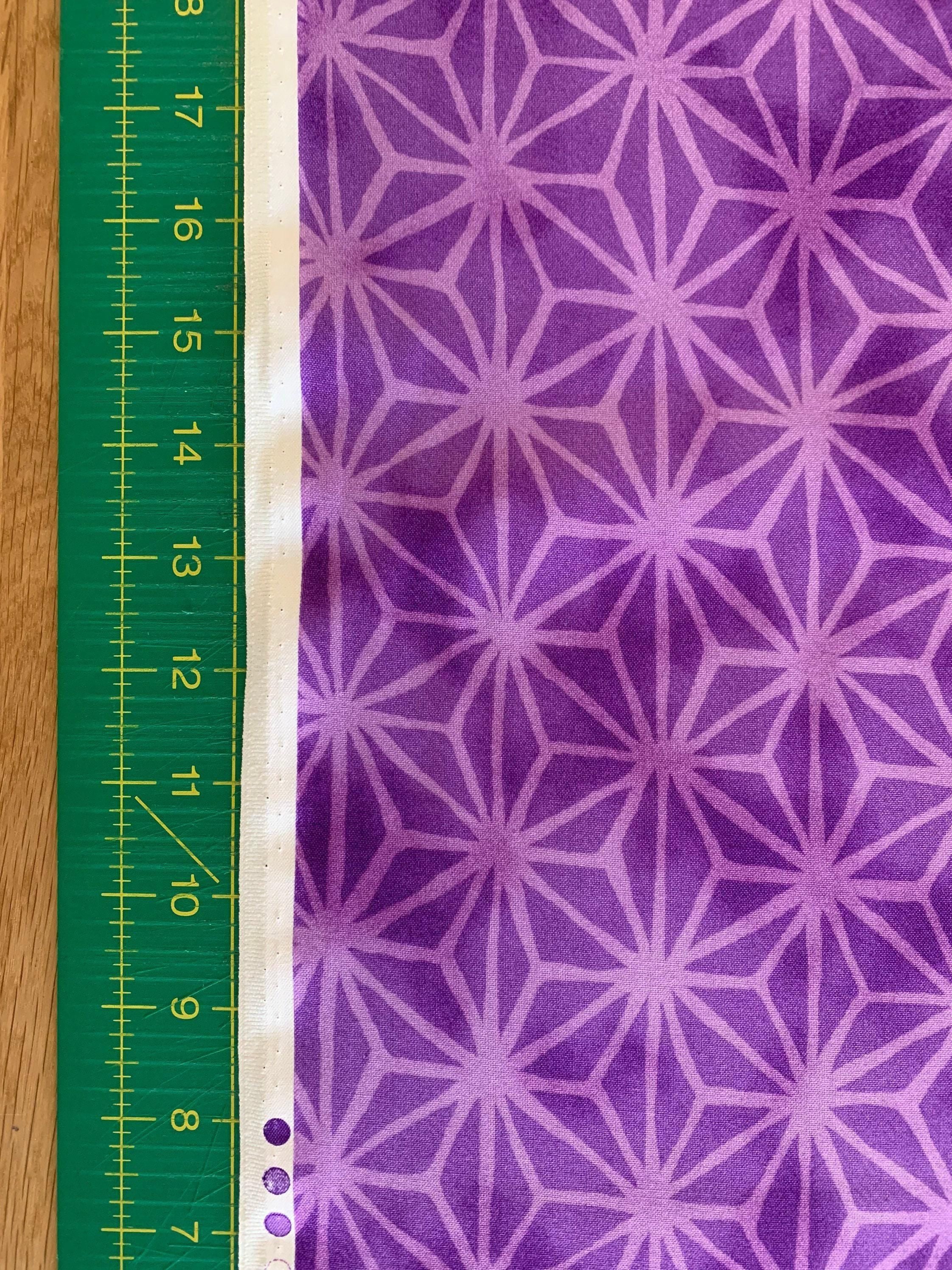 Hishiei - Asanoha Star Cotton - Purple