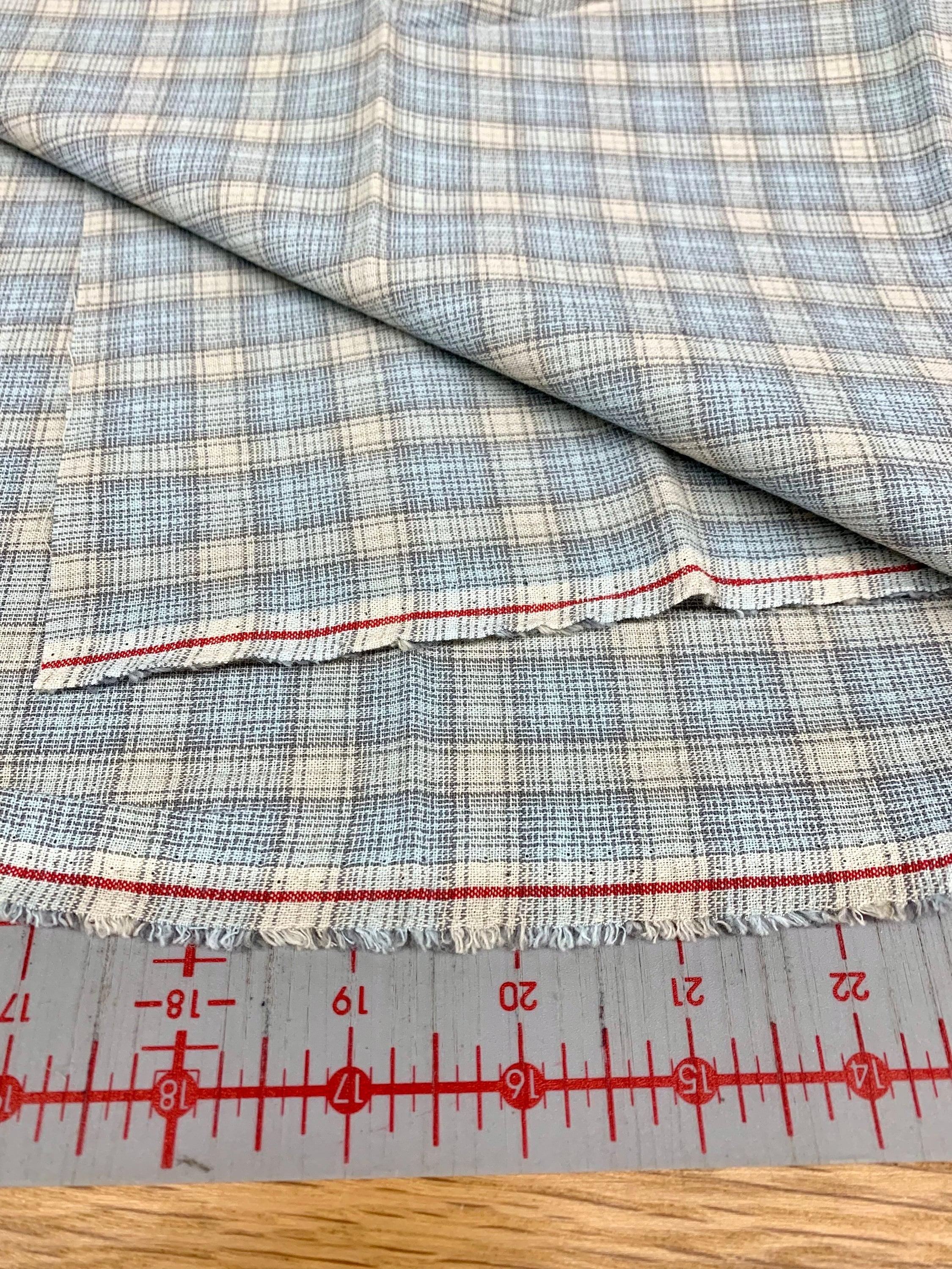 Cosmo - PRE-CUT Half Meter Small Plaid Yarn Dyed Cotton Taupe - Mixed Colors