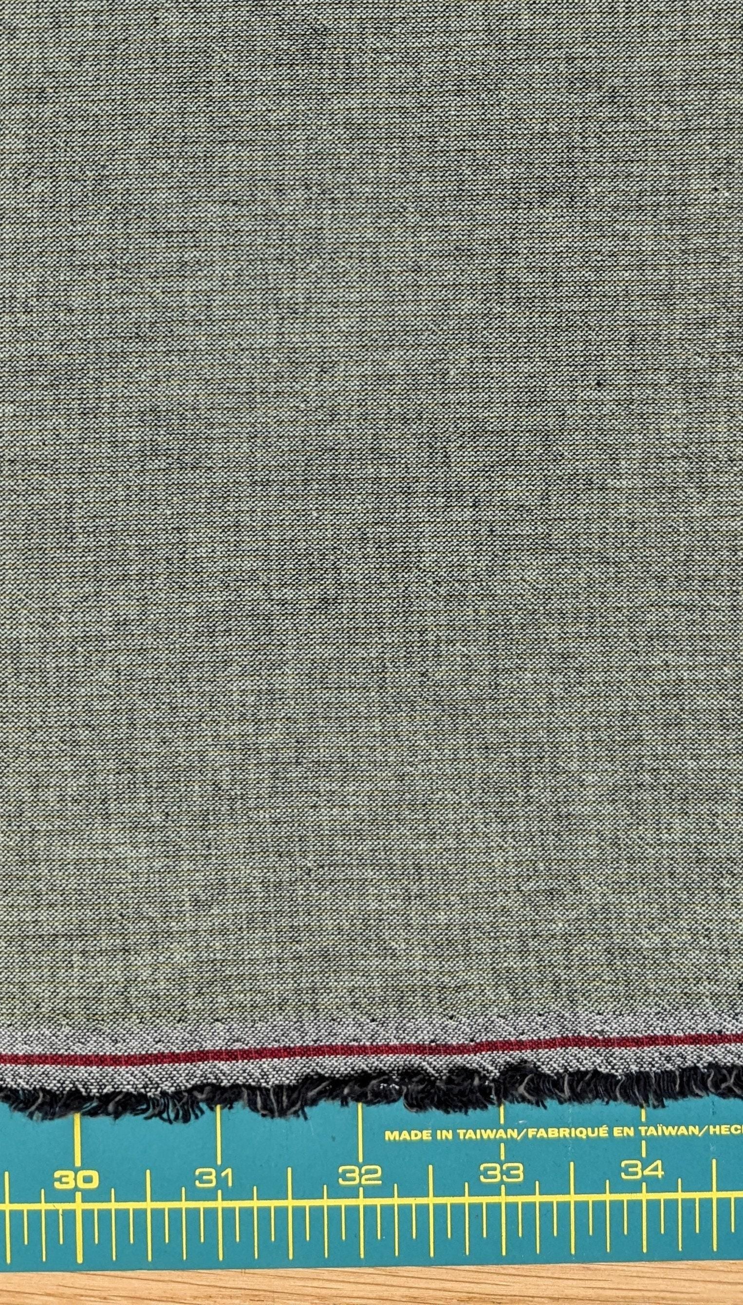 Cosmo - PRE-CUT Small Grid Yarn Dyed Cotton Taupe - Mixed Colors